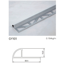 10mm Height Aluminium Radius Trim